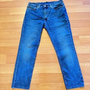 Levi’s Premium Men’s 511 Jeans Tag Size 34x32 Straight Leg Capital E On Red Tag